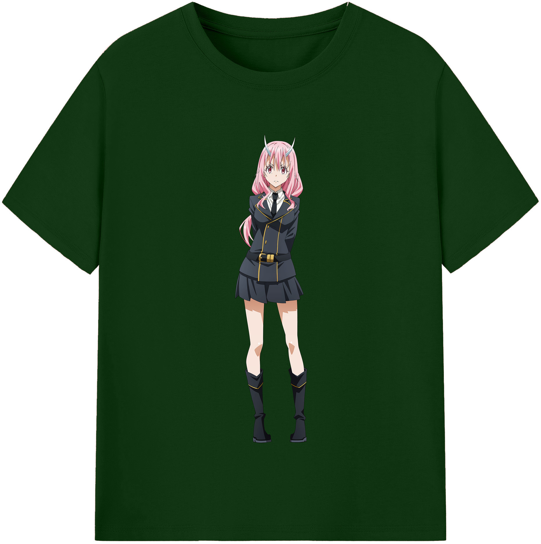 （画像用） 転スラ Regarding Reincarnated to Slime 綿100％半袖Tシャツ（フロントプリント）
